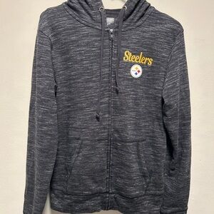 Steelers Gray Hoodie Jacket